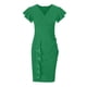 thumbnail image 4 of Vestidos Para Mujer Vestidos de Fiesta de Bienvenida Vestido de Fiesta de Noche Erógeno Sólido Cuello en V Volante Manga Corta Fruncido Odeerbi  ODB168256, 4 of 8
