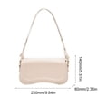 thumbnail image 2 of Bolso de cuero para mujer con correa ajustable bolso cruzado para axila bolso de compras, 2 of 9