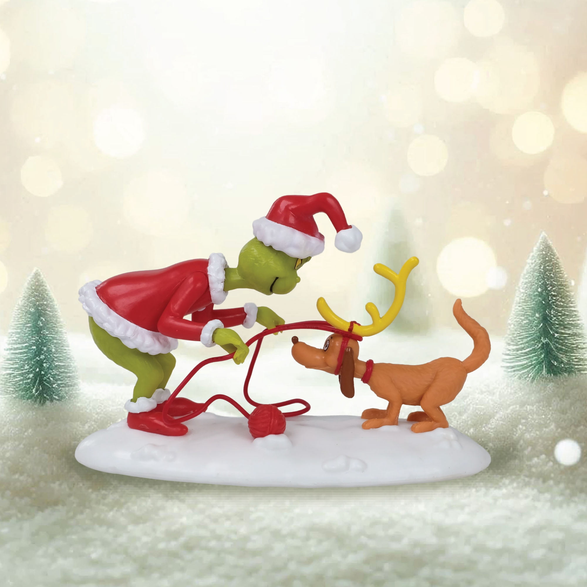 Dr. Seuss The Grinch & Max Christmas Village Figurine