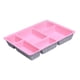 thumbnail image 4 of Organizador de cajones de fieltro, bandeja, organizadores de escritorio, caja de almacenamiento multiusos, contenedores de almacenamiento Rosa Gris, 4 of 9