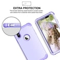 thumbnail image 6 of TECH CIRCLE For iPhone XS Max Case, Dual Layer Slim Heavy Duty Hybrid Rugged Shockproof Anti-Scratch Protective Back Phone Cover for Apple iPhone XS Max 6.5" 2018,Lightpurple, 6 of 8
