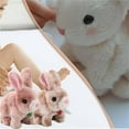 thumbnail image 6 of Guvpev Easter Bunby - My Realistic Bunny Toys, Jumping & Twitching & Shaking Ear, Handmade Interactive Bunny Stuffed Animal for Kids, Easter Basket Stuffers Gifts for Boys and Girls, 6 of 8