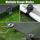thumbnail image 4 of 1/200pcs Shade Cloth Heavy Duty Lock Grip Round Greenhouse Sun Shade Net Fix Clamp Plastic, 4 of 5