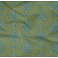 thumbnail image 4 of oneOone Organic Cotton Poplin Twill Fabric Leaves Block Print Fabric By The Yard 42 Inch Wide, 4 of 4