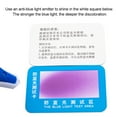 thumbnail image 3 of Square Eyeglasses Anti-Blue Light Anti-Blue Light Card Resuable Testing Card PVC 60x40mm/2.36x1.57inches, 3 of 8