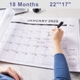 thumbnail image 1 of Calendario de escritorio FZD 2025-2026 de 22 x 17 cm con funda de plástico, 1 of 6