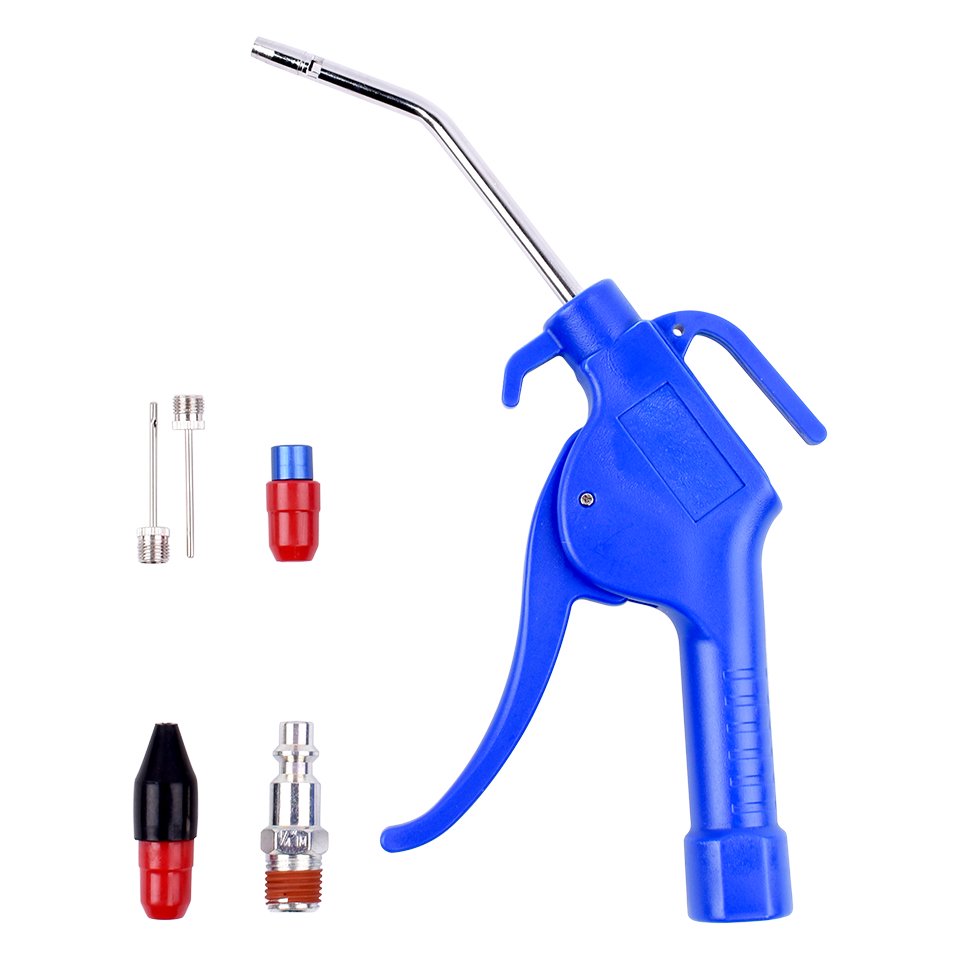 WYNNsky Air Blow Gun with 4 Inch Extended Nozzle, Rubber Tip and