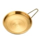 thumbnail image 4 of Bandeja de acero inoxidable para servir, plato para servir, vajilla portátil multiusos para tartas. Oro 24cm, 4 of 9