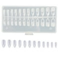 BONINGGG Nail 120 Pieces Transparent Water Tube Nail Transparent Nail