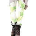 thumbnail image 5 of LEKWK Yoga Leggings Women St Patricks Day Shamrock Clover Yoga Leggings High Waist Soft Printed Soft Leggings Holiday Festival Party Wear, 5 of 7