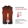 thumbnail image 2 of USB-Powered Cotton Heated Vest for Men/Women - 3 Temperature Settings (45℃/55℃/65℃) with Detachable Heating System, Far Infrared Therapy for Back/Neck/Belly, Skin-Friendly Breathable Material, Smooth, 2 of 6