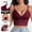 Wine, variant on Njagoc3 Wireless Bras for Women Lace Beautiful Back Deep V Sling Style Casual Everyday Daily Bra