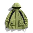 thumbnail image 4 of LVHAOGJOB Jackets for Men with Pockets Rain Jackets with Zipper Big and Tall Hiking Mens Coats Outdoor, 4 of 9