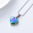 thumbnail image 4 of Personalize Heart Necklace Urns for Cremation Ashes Urn Necklace Lockets for Human Pet Ashes Holder Memorial Jewelry, 4 of 5