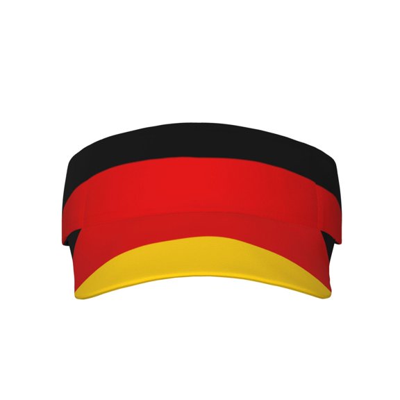 German Flag Sports Sun Visor Hats Adjustable Sun Visor Caps For Women And Men