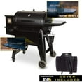 thumbnail image 5 of Pit Boss 850G Navigator 879 sq in Pellet Grill with Custom Fit Cover and Meat Probe, 5 of 8