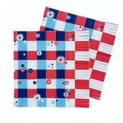 Packed Party Check Out the Fun Patriotic Fringe Napkins 20 Ct.