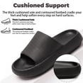 thumbnail image 5 of BERANMEY Comfort Non-Slip Lightweight Cloud Sandals Slippers for Women and Men Pillow House Slippers Shower Shoes Indoor Slides Bathroom Ultimate Thick Sole Indoor Easy to Clean, 5 of 9