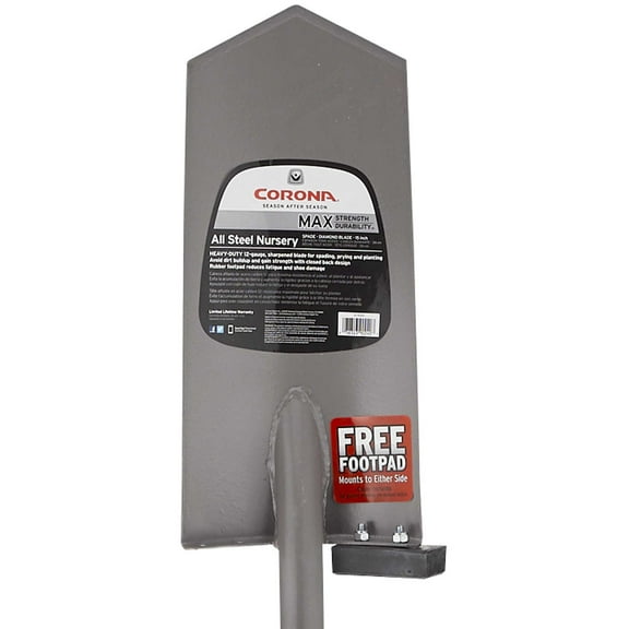 CORONA All-Steel Nursery Spade - 15" Diamond Blade