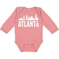 thumbnail image 3 of Inktastic Atlanta Skyline Grunge Boys or Girls Long Sleeve Baby Bodysuit, 3 of 5