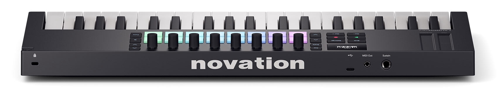 Novation Launchkey Mini 37 MK4 37-Key USB MIDI Keyboard Controller, Black