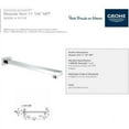 thumbnail image 2 of Grohe 27710000 Rainshower shower arm US Chrome, 2 of 2