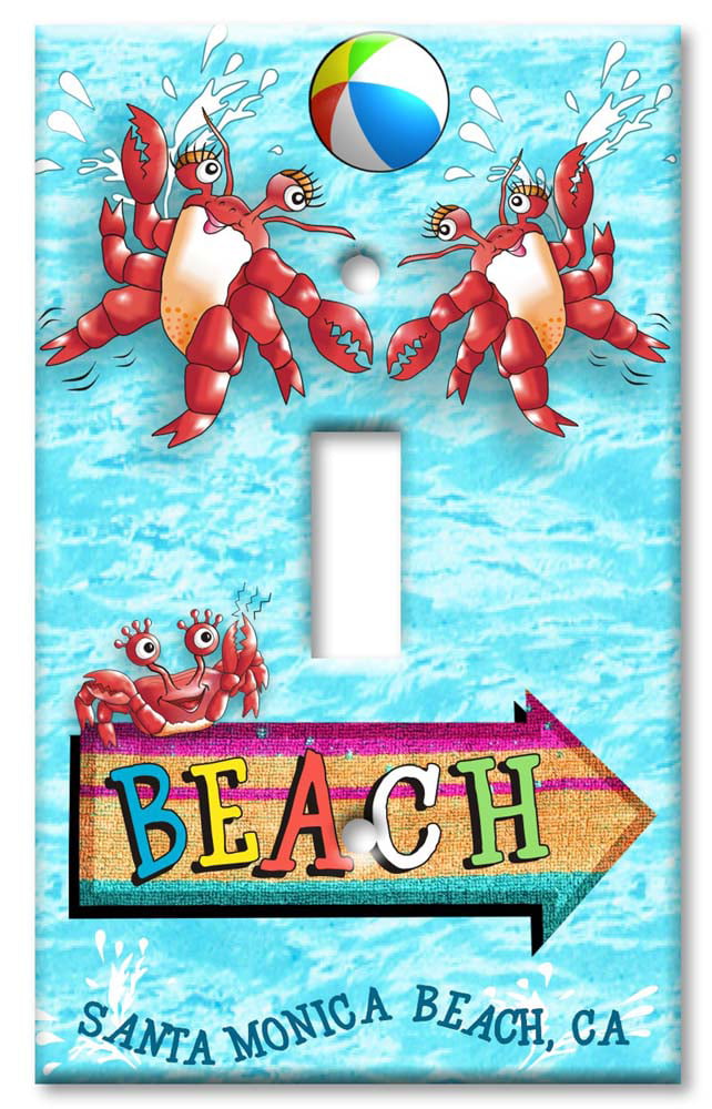 Beach Painting Art Plates Brand Single Toggle Switch/Wall Plate 