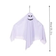 thumbnail image 3 of Halloween Hanging Ghost Decor, 25" White Ghost Pendant Ornaments,Outdoor Indoor Halloween Decor for Porch,Tree,Yard,Window,Garden,Spooky Flying Ghosts Props, 3 of 7