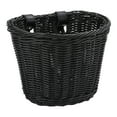 thumbnail image 3 of Front Handlebar Bike Basket for Kids 12-16" Bikes, Durable Faux Wicker Plastic Waterproof Bicycle Storage, Easy Install 8.3x6.3x6.3in, 3 of 3