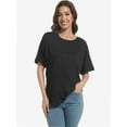 thumbnail image 5 of Women Oversized T-Shirt Loose Fit Workout Tops Short Sleeve Gym Basic Tee Shirt, 5 of 7