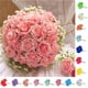 thumbnail image 2 of 10 Uds flores artificiales de rosas de espuma para arreglo de boda en casa ramo rojo Zulema Flores artificiales, 2 of 6