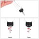 thumbnail image 4 of Uxcell 30 Pack Tapas de Tornillo Negras 24/410 para Botellas Exprimidoras de Repuesto para Manualidades, Artes, Pegamento y Líquidos, 4 of 5