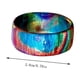 thumbnail image 3 of Un despliegue de colores de ensueño en la punta de tus dedos Los exquisitos anillos acrílicos personalizados con degradado de arco iris Una mezcla de naturaleza y moda, 3 of 8