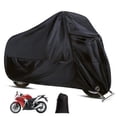 thumbnail image 1 of Funda para motocicleta resistente al agua, al frío y a la intemperie, color negro, protege del polvo, 1 of 5