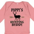 thumbnail image 4 of Inktastic Pappys Hunting Buddy Bow Hunter Boys or Girls Long Sleeve Baby Bodysuit, 4 of 5