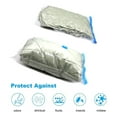 thumbnail image 3 of Vacuum Sealed Bags For Clothing, Reusable Vacuum Storage Bags With Double Zip Lock Seal And Leak Valve, Thick Durable Material Space Saving Bags, 3 of 8