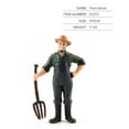 thumbnail image 1 of Lefu Modèle Trains Fermier Berger Peint Figures Simulation Ferme Debout Personnes, 1 of 5