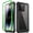 Green, variant on Poetic Guardian Case for iPhone 14 Pro Max, Clear Case with Built-in Screen Protector, Blue/ Clear