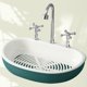 thumbnail image 3 of Jabonera creativa con ventosa, sin agujero, para ducha, baño y cocina (lago verde), 3 of 6