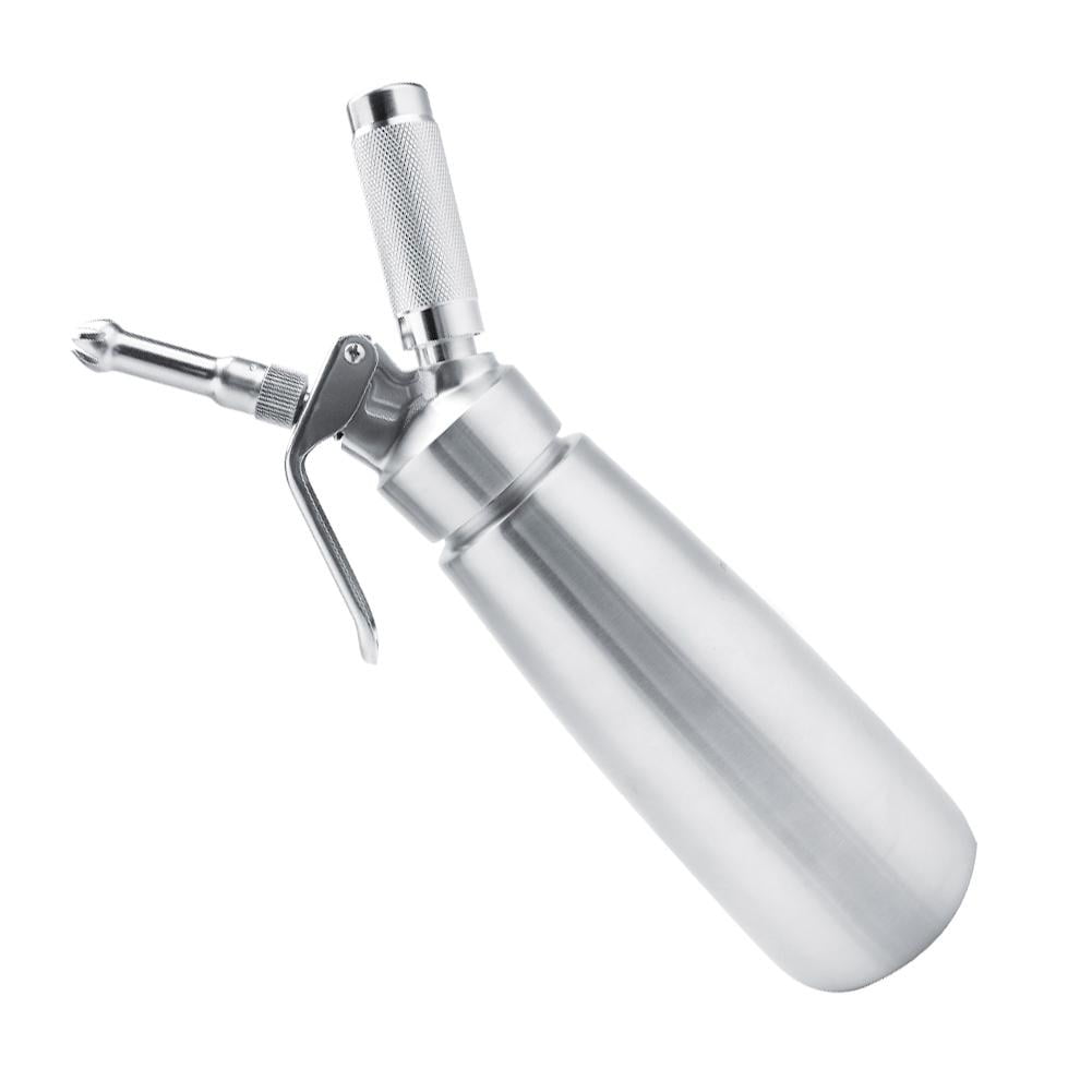 LYUMO Whipped Cream Dispenser With Three Nozzles, Stainless Steel
