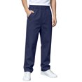 thumbnail image 4 of LEKWK Uniform Pants for Boys Pull-On Chino Pants Elastic Waist Casual Trousers with Pockets Preppy Lightweight Lounge School Formal Playwear 5-15Y, 4 of 8