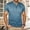 Blue, variant on Mens Henley Shirts Lightweight Short Sleeve T-Shirt (Blue L)