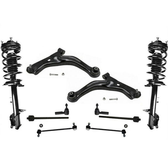 Front Struts Control Arms Tie Rods Sway Bar Links for Ford Escape 2.5L 2010-2012