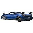 thumbnail image 2 of Pagani Huayra BC Blu Francia / Candy Blue Metallic with Carbon Accents 1/18 Model Car by Autoart, 2 of 4