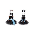 thumbnail image 2 of RUINIXCW Toddler Baby Girl Halloween Caveman Costume Kids Pebbles Flintstone Costume Stone Age Birthday Outfits Cavegirl Tulle Tutu Dress Headband, 2 of 10