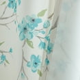 thumbnail image 6 of THD Yasmine Floral Room Darkening Rod Pocket Light Filtering Curtain Panels - Set of 2, 6 of 7