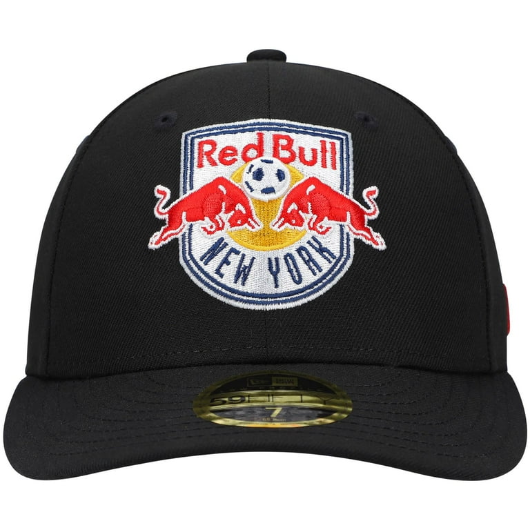 Men s New Era Black New York Red Bulls Primary Logo Low Profile