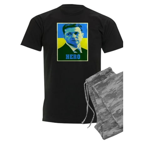 

CafePress - Ukrainian President Zelenskyy Ukraine Flag Pajamas - Men s Dark Pajamas