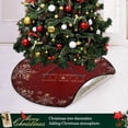 thumbnail image 6 of GZHJMY Christmas Golden Snowflakes Christmas Tree Mat, Round Christmas Tree Stand Mat Decoration for Holiday Party Home Christmas Day Ornaments Floor Door, 28.3", 6 of 6