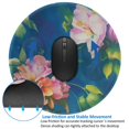 thumbnail image 4 of ZNDUO 2 Pack Round Mouse Pad Watercolor Flower Doodle 7.9" Small Non-Slip Rubber Gaming Mousepad Desk Mat for Home Office, 4 of 7